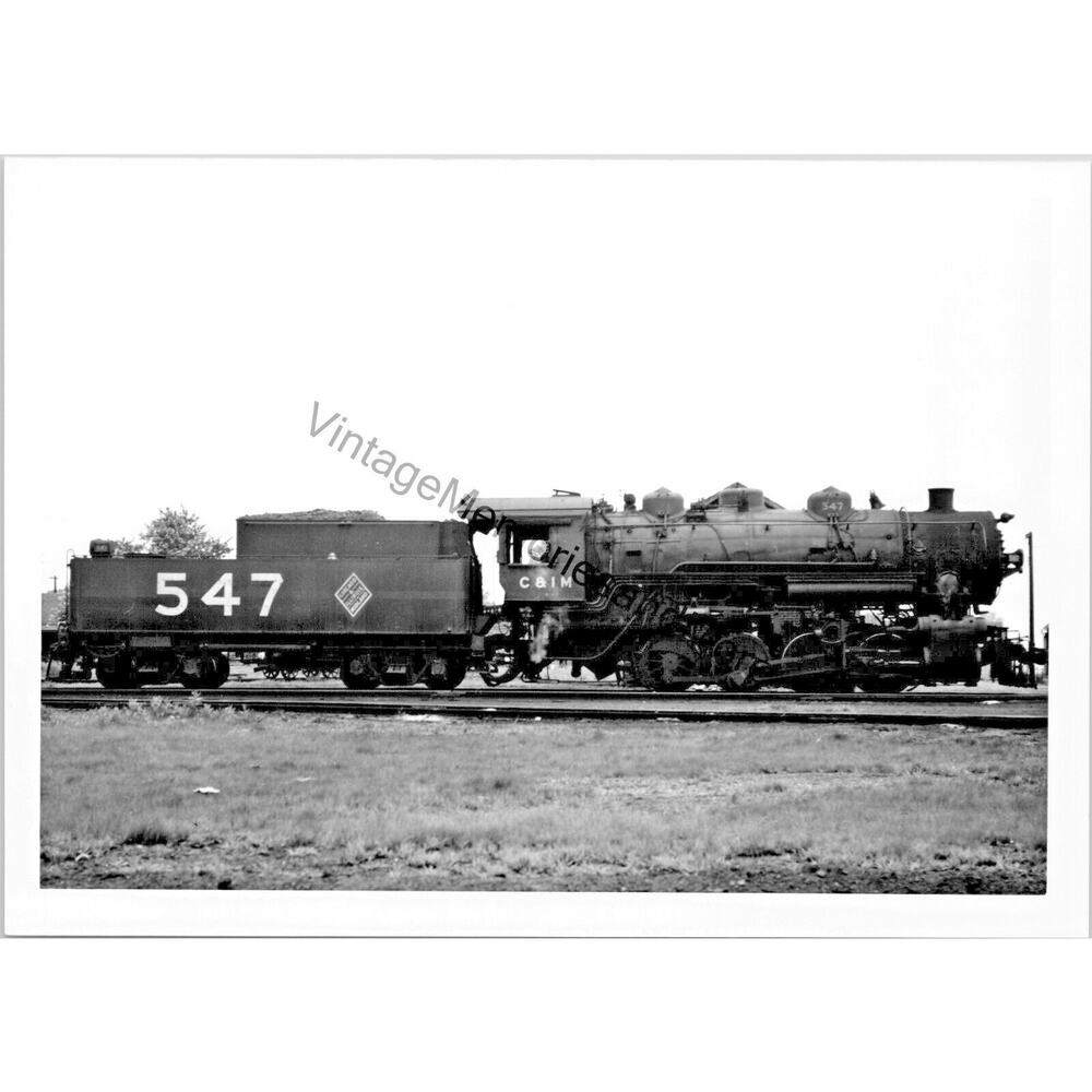 Vintage Chicago & Illinois, Midland -C IM 547 Steam Locomotive T3-308‎
